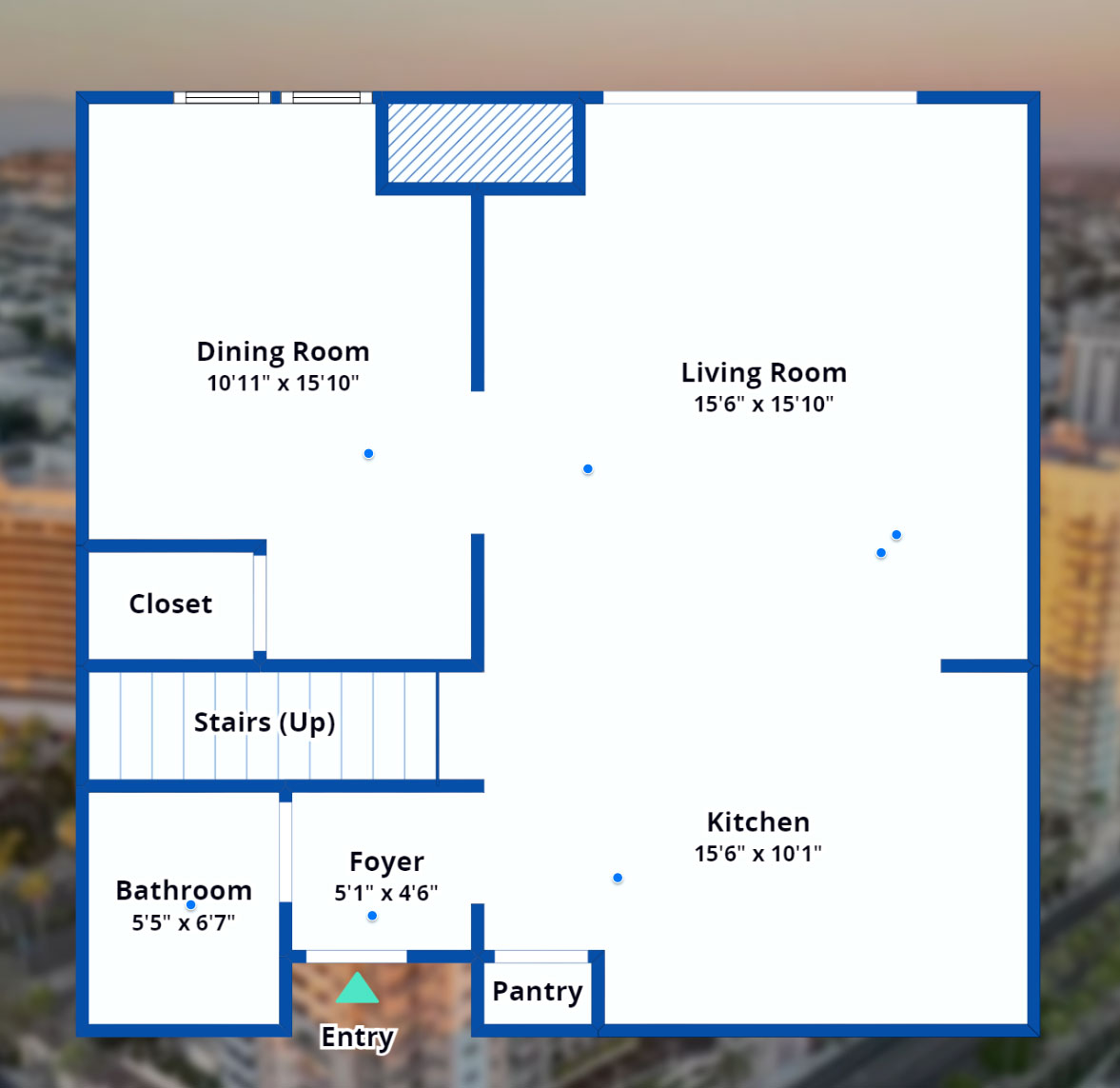 Receive Free Detailed Floor Plan with Closed Measurements with any of our virtual tours !